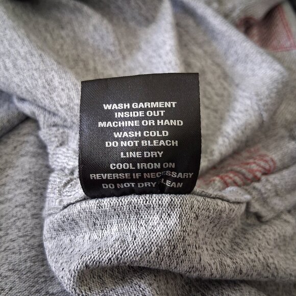 Kiss & Fly Gray with Hearts 3/4 Sleeve Top Women's Size XL - Picture 11 of 12